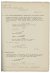 Moe Howard's 35pp. Script Dated March 1936 for The Three Stooges Film ''Half-Shot Shooters'' -- Very Good Plus Condition